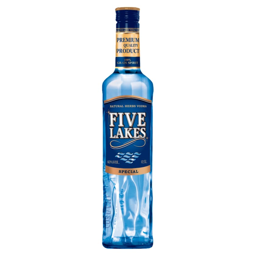 Five Lakes Special Vodka 40 % Vol. 0,5l